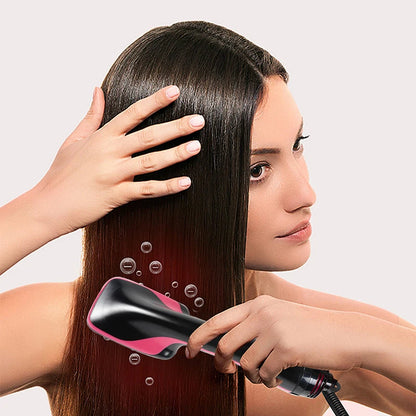 hair dryer brush, 2-in-1 hot air styler, rotating hair brush, negative ion hair tool, at-home hair styling