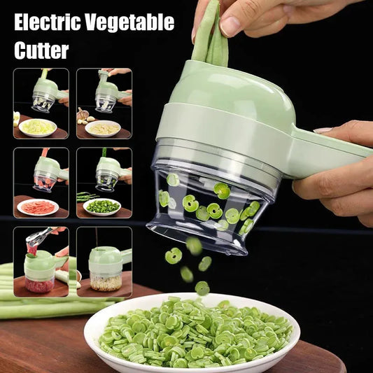 electric vegetable cutter, food chopper, USB rechargeable chopper, kitchen gadget, portable food processor