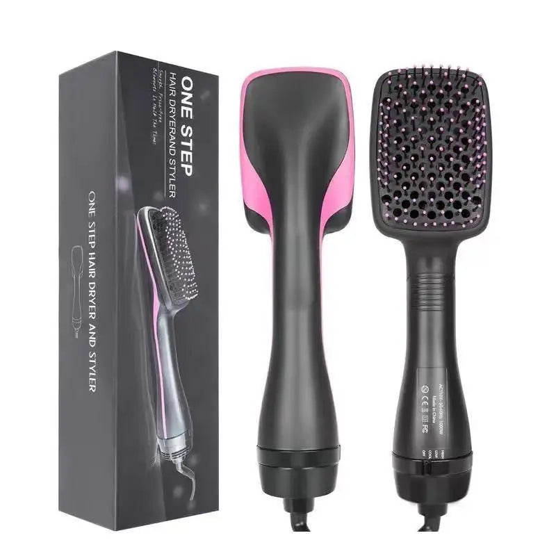 hair dryer brush, 2-in-1 hot air styler, rotating hair brush, negative ion hair tool, at-home hair styling