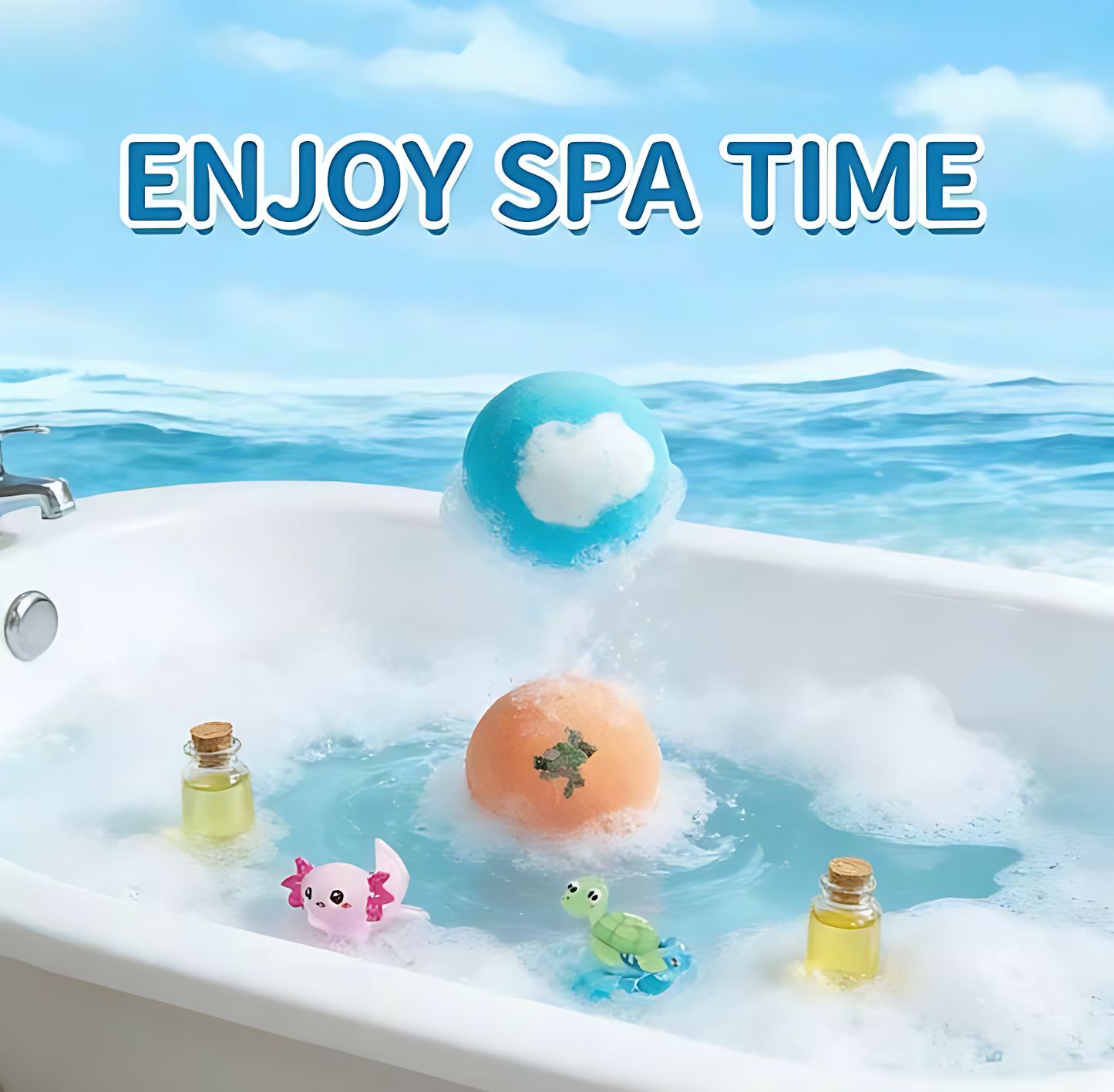 12-Piece Ocean Surprise Toy Bath Bomb Set