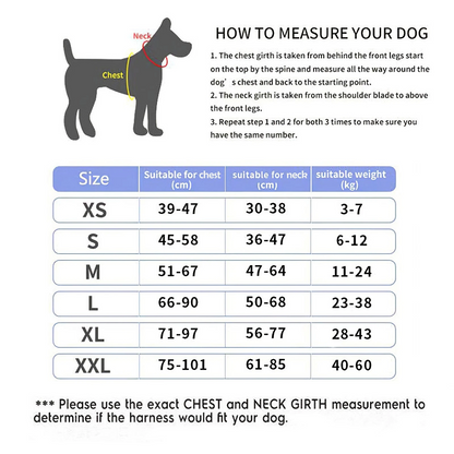 Adjustable No-Pull Dog Harness with Reflective Padding – Personalized Pet Vest for Safe Walking